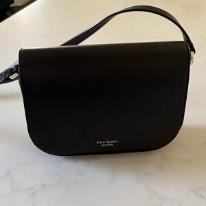 kate spade Black Leather Shoulder Bag